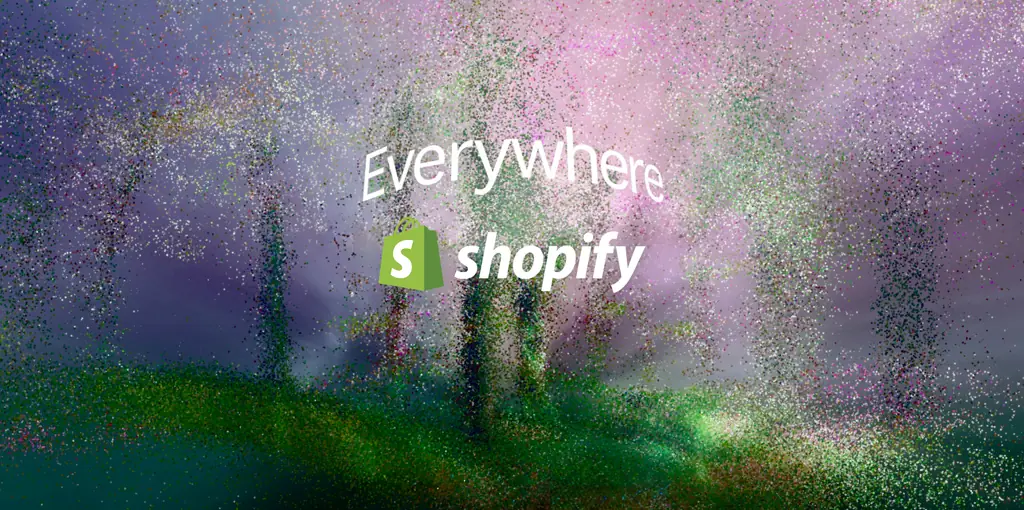 Grafische Aufmacher-Darstellung zur Shopify Summer '26 Edition mit den zentralen Plattform-Neuerungen für Händler